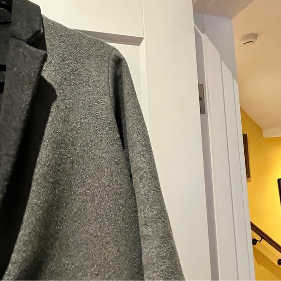 Madewell Monsieur Menswear Inspired Oversized Relaxed Wool Blend Coat - Picture 4 of 7